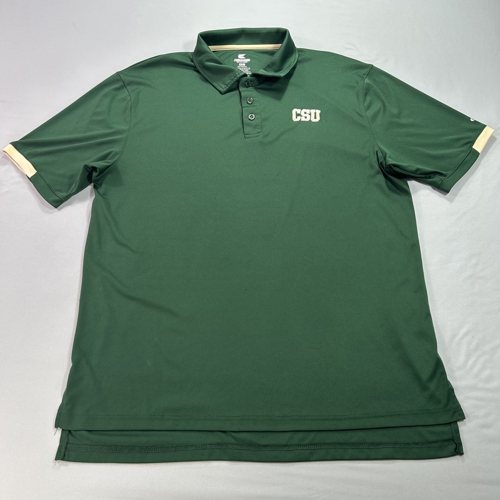 Colorado State Rams Shirt Mens XL NCAA‎ Football Polo Embroidered Colosseum CSU